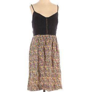 Anthropologie Moulinette Soeurs In the City Black Silk Dress